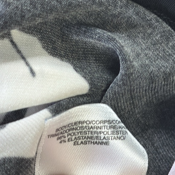 Jones Studio Separates size large black, pink and white leaf pattern - Picture 6 of 6